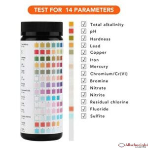 16-in-1 Water Test Strips Water Quality Test Kit Spa Test Strip For Hot Tubs Testing Calcium And Magnesium