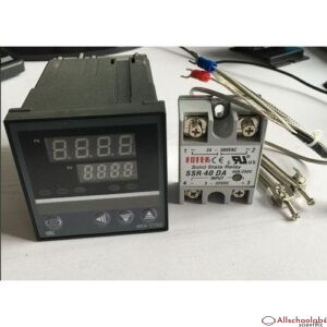 REX-C700 Dual Digital RKC Display PID Temperature Controller REX-C700FK02-V*AN +1M Thermocouple K +SSR40DA