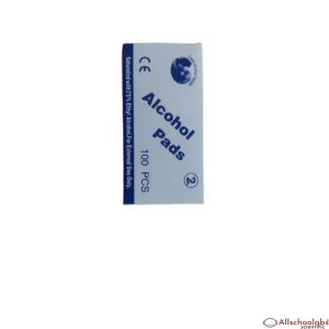75% Isopropyl Alcohol Pads For Disinfection Before Injection Count 100 PCs