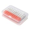 Anself 160PCS Interdental Brushes Ultra Tight Bristles Tooth Interdental Cleaners Silicone Toothpick Brush Cleaners Disposable Dental Brushes Between Teeth