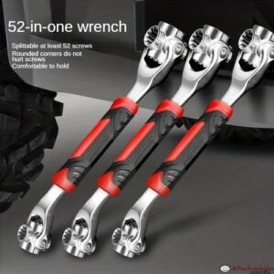 1PCS Universal Wrench 52-in-1 Multi-Functional Socket Wrench Set