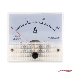 30A Analog Ammeter Panel 0-30A Urrent Meter Analog Amperemeter Panel-white