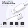 Cord Lace Iphone Fast Data Type-C To Lightning Cord For Iphone 11/12