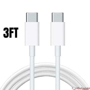 Fast Charging Data Cable USB Type C - 1m - 3ft - Pack Of 3