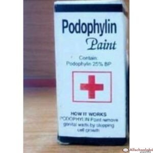 Podophyllin Paint For Removal Stubborn Genital Warts.