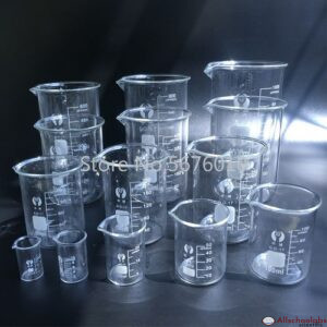 1set Lab Borosilicate Glass Beaker All Sizes Chemical