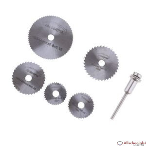 6 Pieces Mini High Speed Steel Circular  Disc