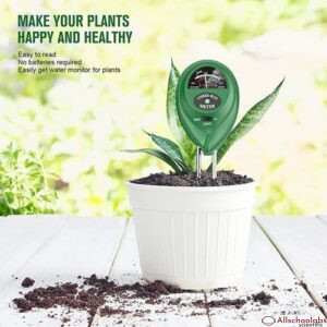 3 In1 Soil Water Moisture PH Meter Acidity Humidity Sunlight Light PH Test Garden Flowers Moist Sensor Tester Testing Instrument
