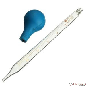 1Pc 10ml Rubber Glass Dropper Glass Pipette Lab Dropper