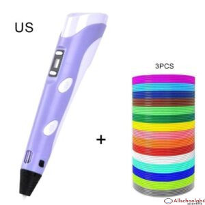 3D Printing Pen Painting Pen Drawing Painting Pens Consumables 3m PLA/ABS Crafting Filament Doodle Drawing Art Printer Kid Gift