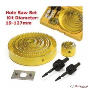 16PCs Hole Saw Set 19-127mm (3/4" - 5") Drill Bit