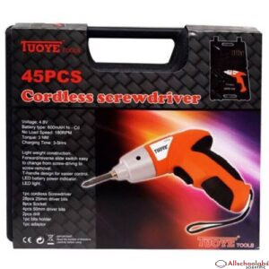 45 PCS Cordless Screwdriver