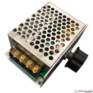 4000W 220V S R Voltage Regulator Motor Speed  Ontroller Dimming Thermostat-black