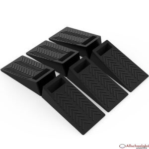 6PCS Silicone Door Wedge Stopper Door Handle Wall Protector