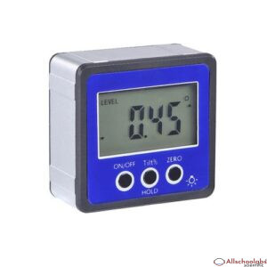 1pcs 3 Key 360 Degree Mini Digital Protractor Inclinometer