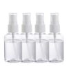 4 Pack 50ml Spray Bottles Fine Mist Transparent Empty