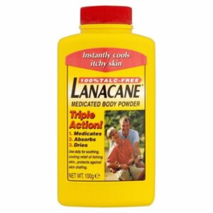 Lanacane Medicated Body Powder x 100g - request current price on allschoolabs.com