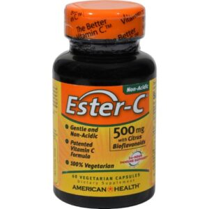 American Health Ester C 500mg With Citrus Bioflavonoids Caps x60 - request current price on allschoolabs.com