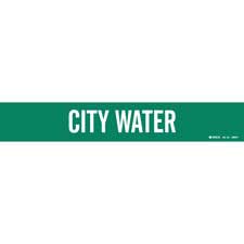 Brady CITY WATER Polyester Pipe Markers|Buy Online