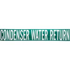 Brady CONDENSER WATER RETURN Polyester Pipe Markers|Buy Online