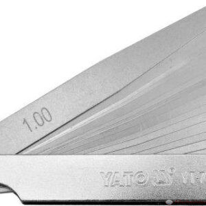 YATO YT-7220 0.02-1MM 100M BLADE FEELER GAUGE – 17BLADES