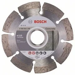 BOSCH 2608602196 115MM STANDARD FOR CONCRETE DIAMOND CUTTING DISC