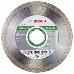 BOSCH 2608602201 115MM STANDARD FOR CERAMIC DIAMOND CUTTING DISC