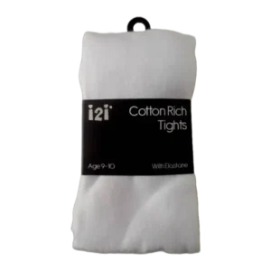121 Cotton Rich Tights- White