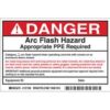 DANGER Arc Flash Hazard Appropriate PPE Required Category 1 Arc Flash Hazard When Operating? Labels| Buy online