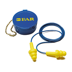 3M E A R? UltraFit? Earplugs 340 4004, Corded, Poly Bag