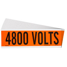 4800 Volts Conduit and Voltage Labels| Buy online