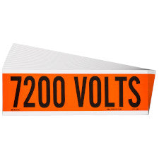 7200 Volts Conduit and Voltage Labels| Buy online