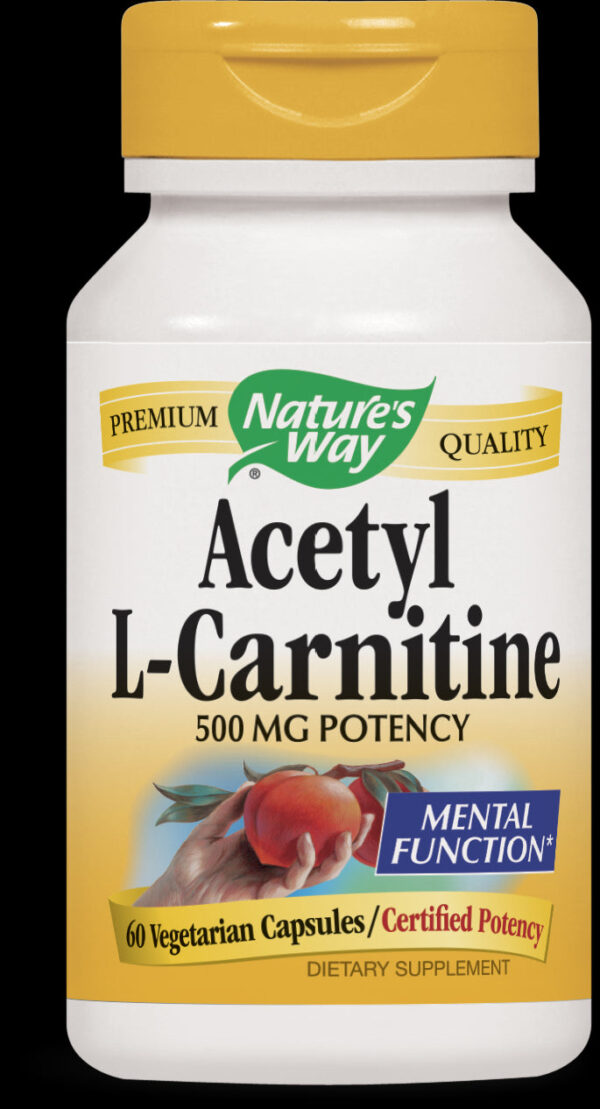 Nature's Way Acetyl L-Carnitine 500mg Capsules X 60 - request current price on allschoolabs.com