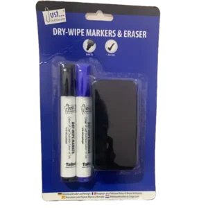 2 White Board Markers/Erasers