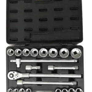 FORCE 6212 3/4?DR. 21PCS METRIC SOCKET SET
