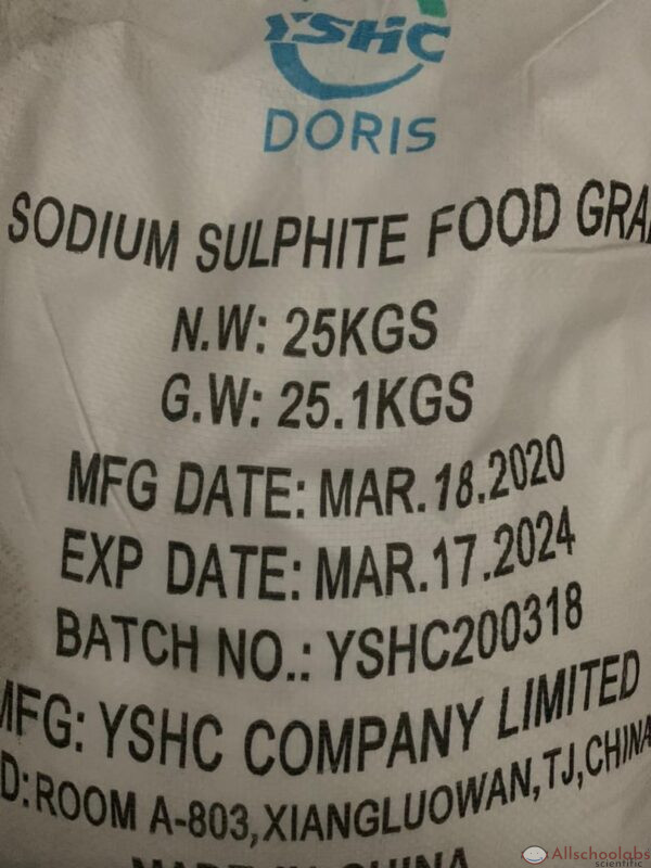 SODIUM SULFITE FOOD GRADE