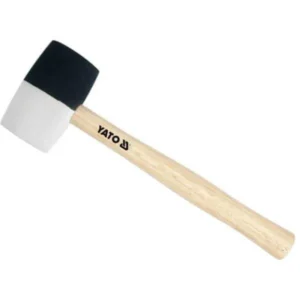 YATO YT-4603 580G RUBBER MALLET – BLACK & WHITE HEAD