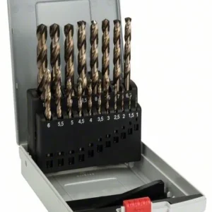 BOSCH 2608587014 1-10mm PROBOX METAL DRILL BIT SET HSS-Co (cobalt alloy)