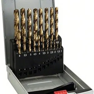 BOSCH 2608587015 1-10mm HSS-TiN PROBOX METAL DRILL BITS SET (titanium coating)