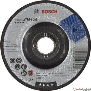 BOSCH 2608600223 125mm METAL GRINDING DISC with depressed center