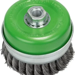 BOSCH 2608622105 100mm WIRE CUP BRUSH-KNOTTED STAINLESS