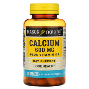 Mason Natural Calcium 600 mg plus Vitamin D3 Tablets - request current price on allschoolabs.com