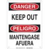 Brady DANGER Keep Out Sign/ Buy online