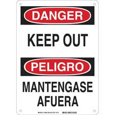 Brady DANGER Keep Out Sign/ Buy online