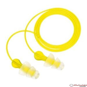 3M E-A-R Tri-Flange Cotton Cord Earplugs
