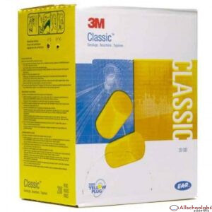 3M EAR Disposable Yellow Foam Ear Plugs No Cord 200/bx