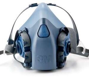 3M 7502 Half Mask Medium (Light Blue)Soft silicone facemask