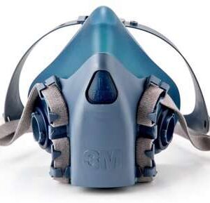 3M? 7503 Half Mask Large (Dark Blue)Soft silicone face piece material for comfort and durability