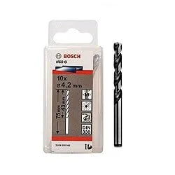 BOSCH 2608595060 4.2MM HSS-G METAL DRILL BITS , DIN 338