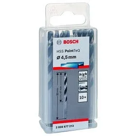 BOSCH HSS POINT-TeQ 2608577213 4.5MM METAL TWIST DRILL BIT